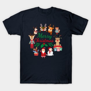 Merry Christmas Design T-Shirt